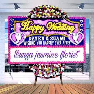 Bunga Papan Wedding 14