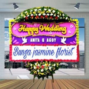 Bunga Papan Wedding 26