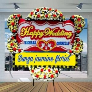 Bunga Papan Wedding 43